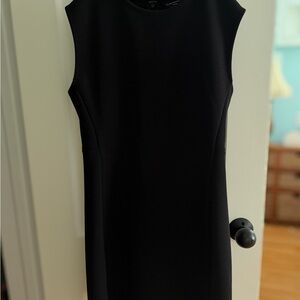 Club Monaco Black Midi Sheath Dress